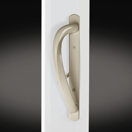 ERA White Fab & Fix Pembroke Locking Patio door handle 