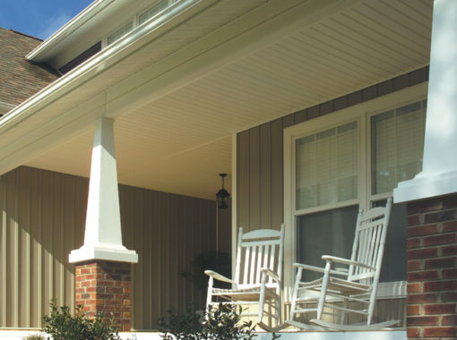 Soffit and Vertical Siding