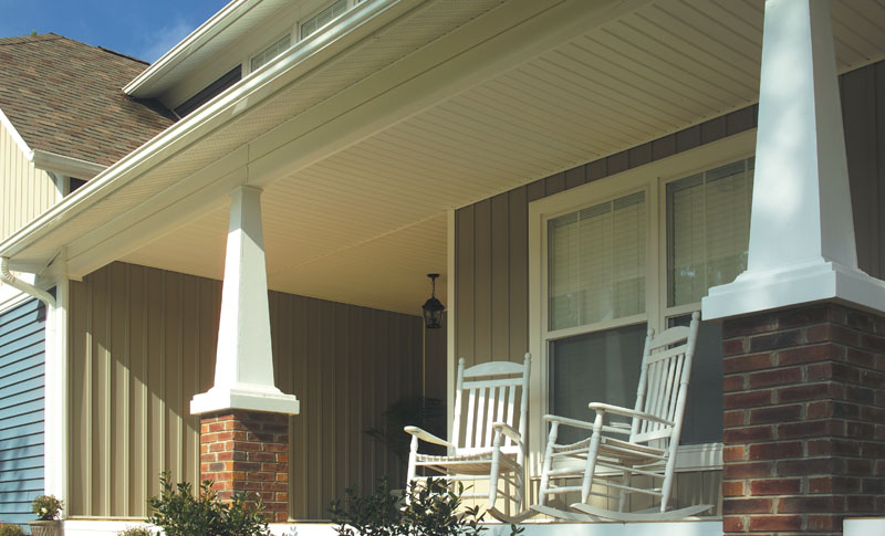 Soffit and Vertical Siding